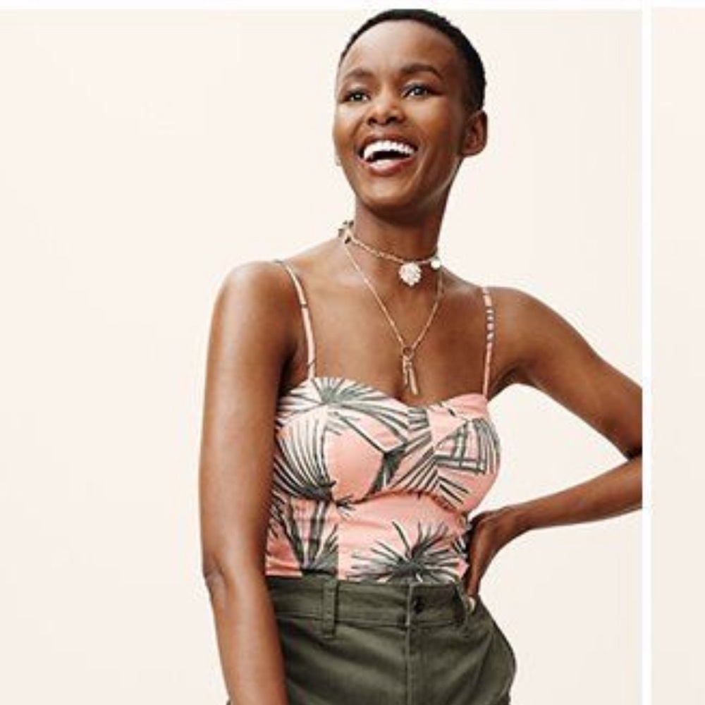 A New Day Tropical print tank